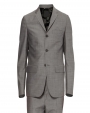 Grey Slim-Fit Wool Suit