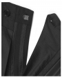Black Wool-Blend Trousers