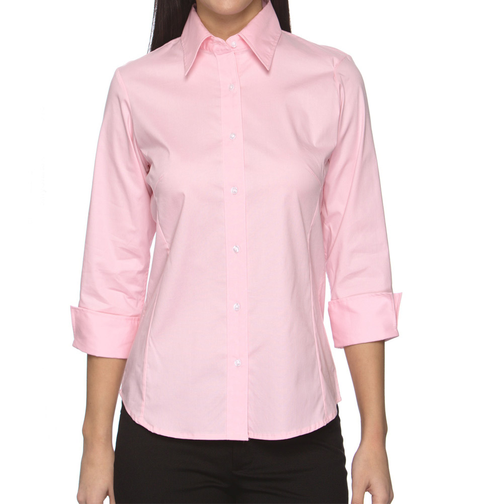 Pink Pleated Shirt